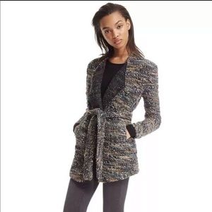 IRO campiaspe multicolor cardigan jacket w belt